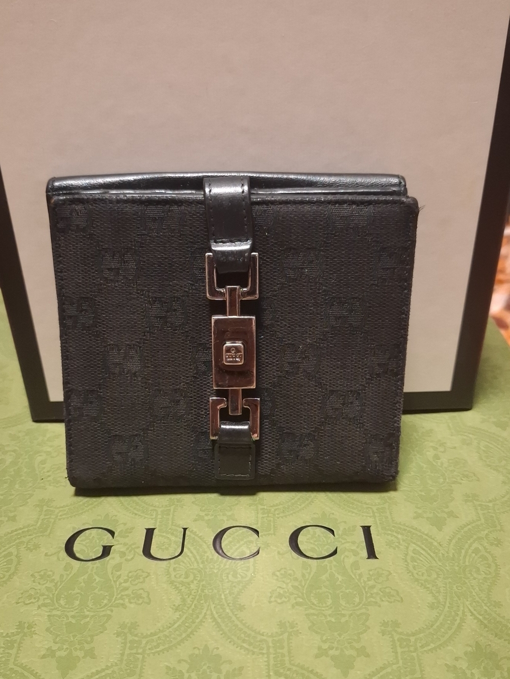 Gucci Monogram Jackie-O Wallet